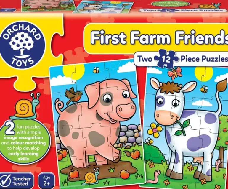 Orchard - 2 x 12Pc First Farm Friends Puzzle