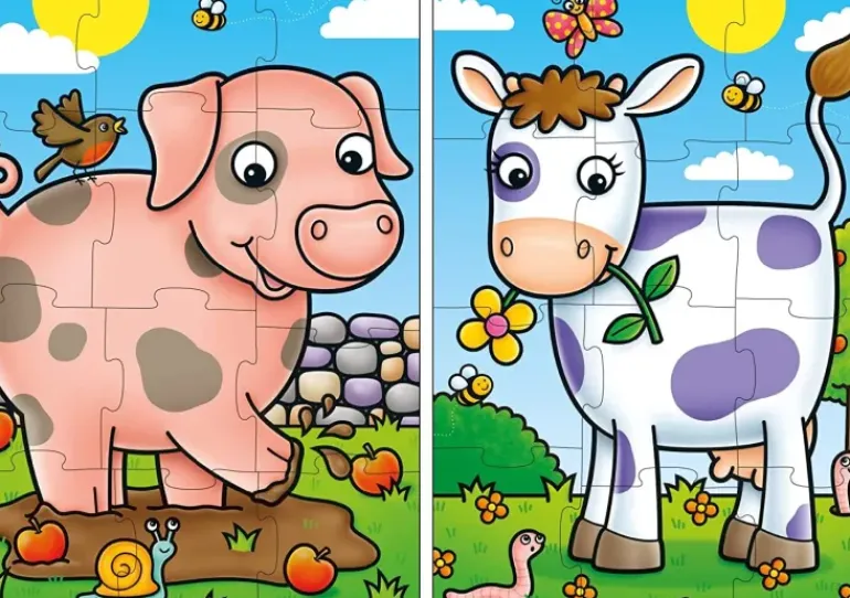 Orchard - 2 x 12Pc First Farm Friends Puzzle