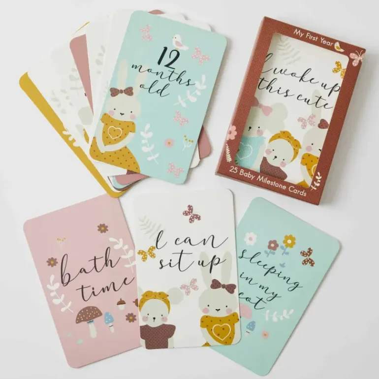 Pilbeam - In The Meadow Baby Milestone Cards