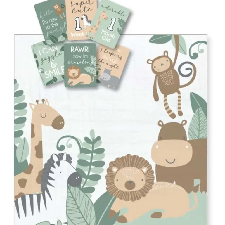 PIlbeam - Safari Milestone Muslin Set