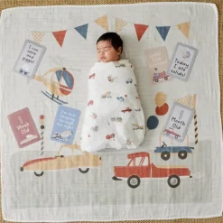 Pilbeam - Transport Milestone Muslin Set