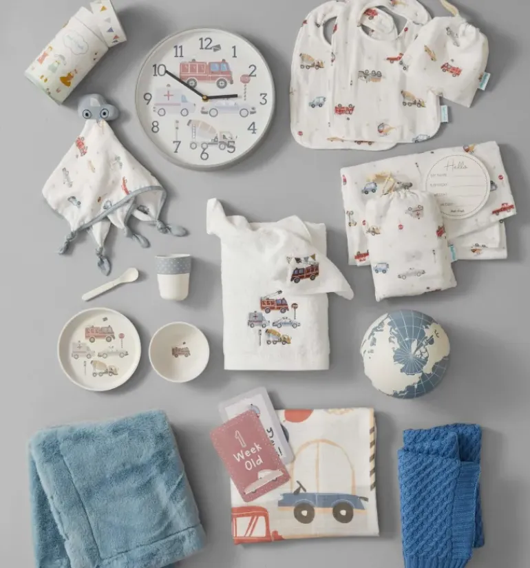 Pilbeam - Transport Milestone Muslin Set