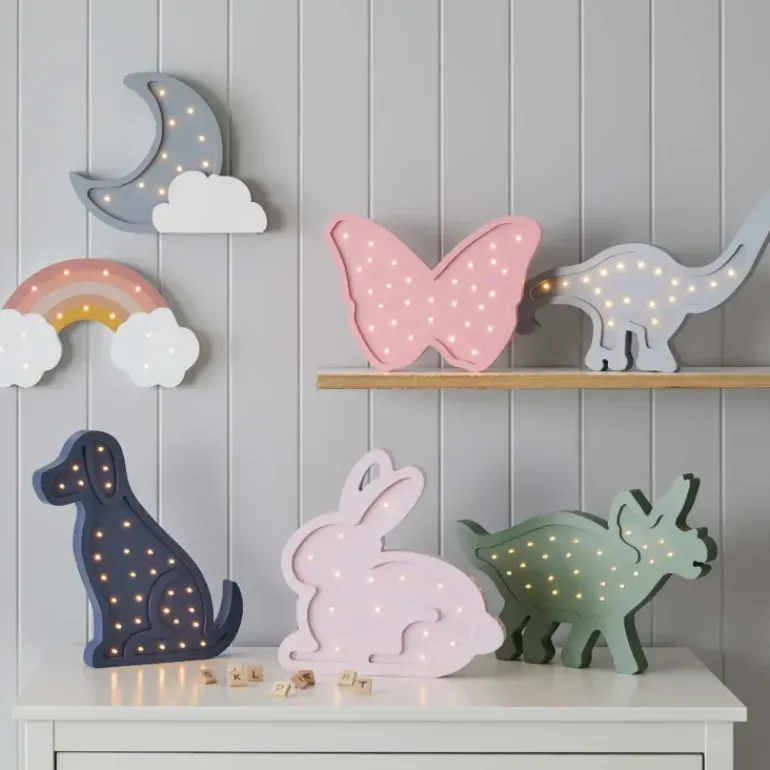 Pilbeam - Wooden Light Brontosaurus