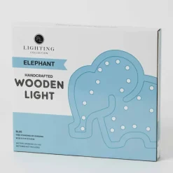 Pilbeam - Wooden Light Elephant