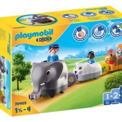Playmobil - 1.2.3 Animal Train (70405)