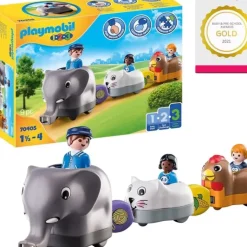 Playmobil - 1.2.3 Animal Train (70405)