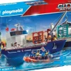 Playmobil - Cargo Ship With Boat (70769)