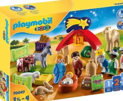 Playmobil - 1.2.3 Christmas Manger (70047)