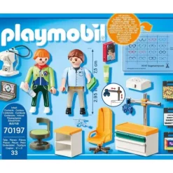Playmobil 21 - City Life Hospital Eye Doctor 70197