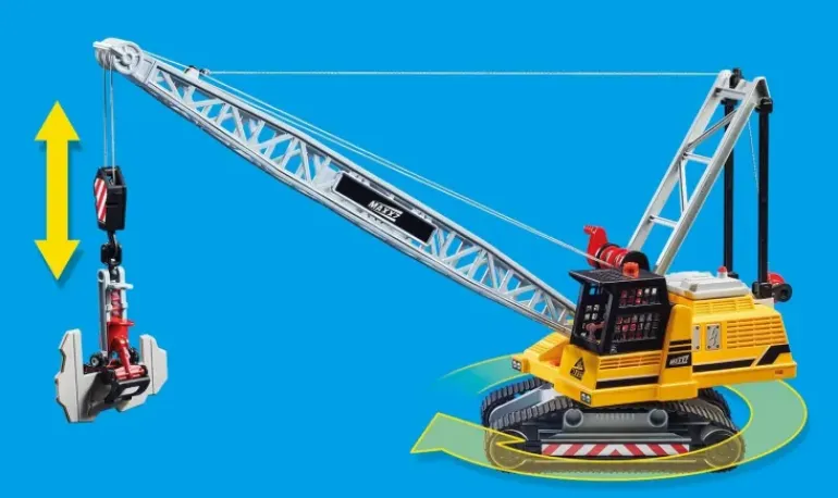 Playmobil - Construction Cable Excavator With Building Section (70442)