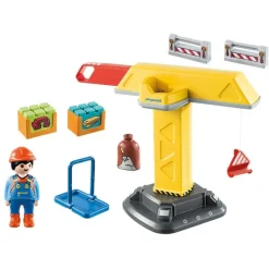 Playmobil - 1.2.3 Construction Crane (70165)