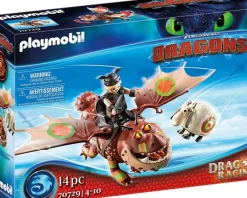 Playmobil - Dragon Racing Fishlegs And Meatlug (70729)