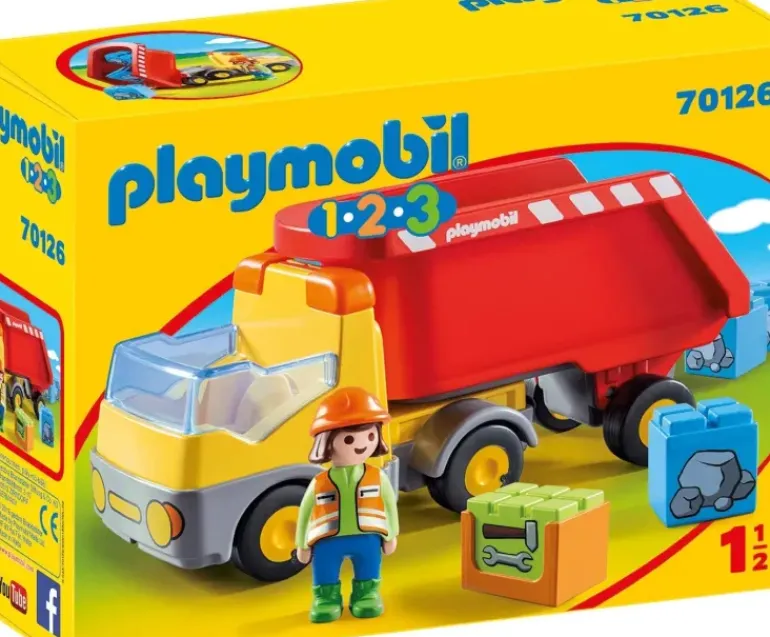 Playmobil - 1.2.3 Dump Truck (70126)