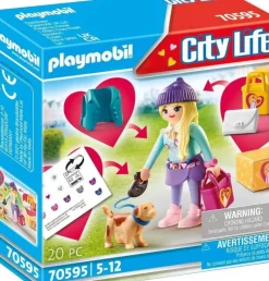 Playmobil - Fashionista With Dog (70595)