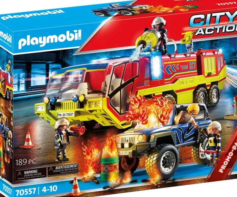 Playmobil - Fire Engine With Truck (70557)