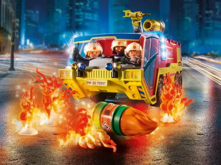 Playmobil - Fire Engine With Truck (70557)
