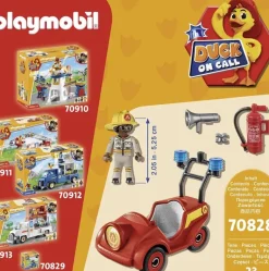 Playmobil - Fire Rescue Mini Car (70828)