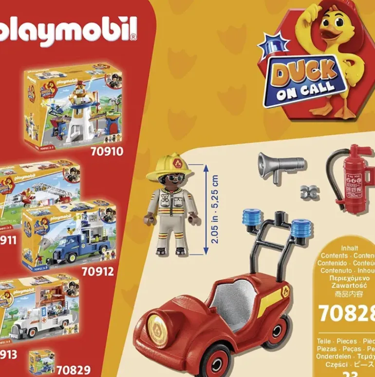 Playmobil - Fire Rescue Mini Car (70828)