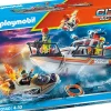 Playmobil - Fire Rescue With Personal Watercraft (70104)