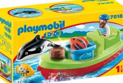 Playmobil - 1.2.3 Fisherman With Boat (70183)