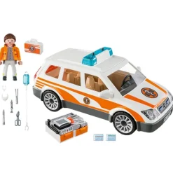 Playmobil - Hospital Emergency Car With Siren (70050)