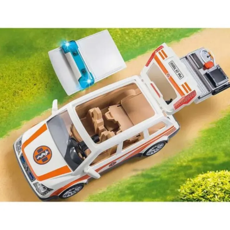 Playmobil - Hospital Emergency Car With Siren (70050)