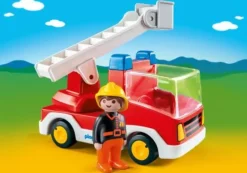 Playmobil - 1.2.3 Ladder Unit Fire Truck (6967)