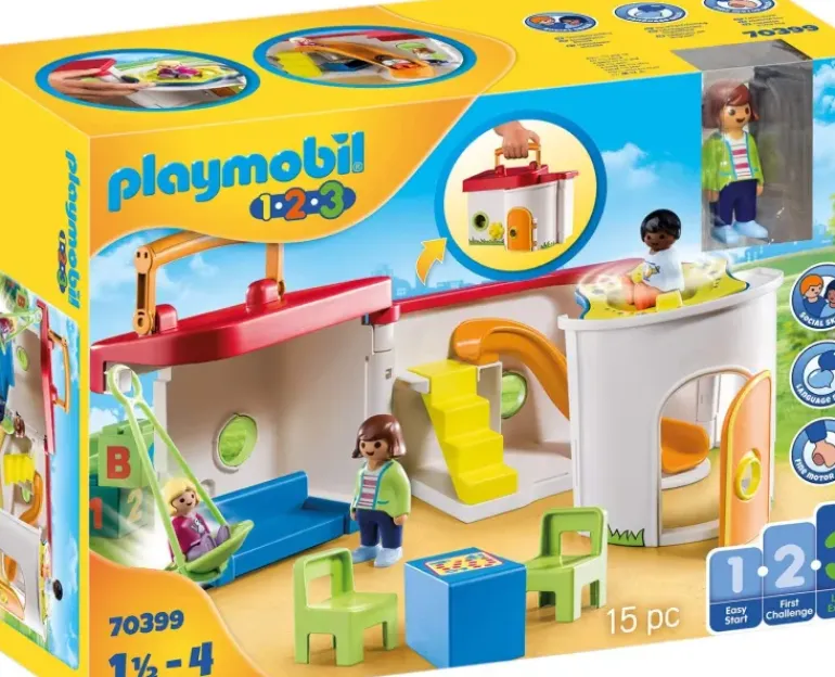 Playmobil - 1.2.3 My Take Along Preschool (70399)