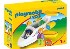 Playmobil - 1.2.3 Plane With Passenger (70185)