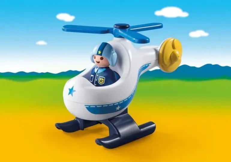 Playmobil - 1.2.3 Police Copter (9383)