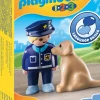 Playmobil - 1.2.3 Police Officer With Dog (70408)
