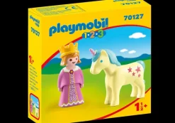 Playmobil - 1.2.3 Princess With Unicorn (70127)