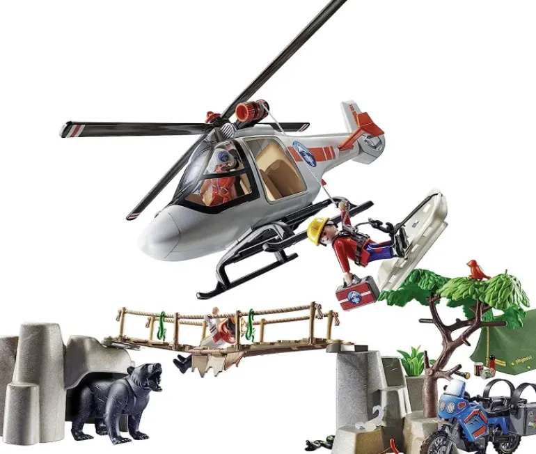 Playmobil - Rescue Action Canyon Copter Rescue (70663)