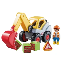 Playmobil - 1.2.3 Shovel Excavator (70125)