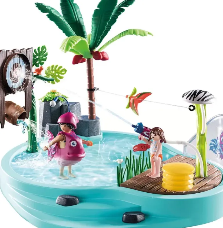 Playmobil - Small Pool With Water Sprayer (70610)