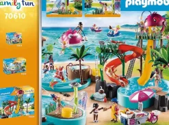 Playmobil - Small Pool With Water Sprayer (70610)