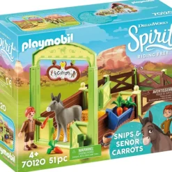 Playmobil - Spirit - Stable Box with Señor Carrot (70120)