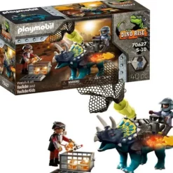 Playmobil - Triceratops Battle for the Legendary Stones (70627)