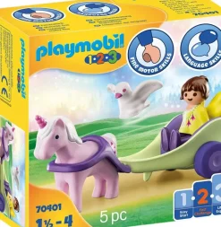 Playmobil - 1.2.3 Unicorn Carriage with Fairy (70401)