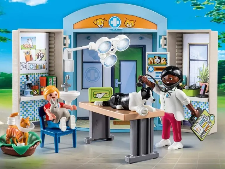 Playmobil - Vet Clinic Play Box (70309)