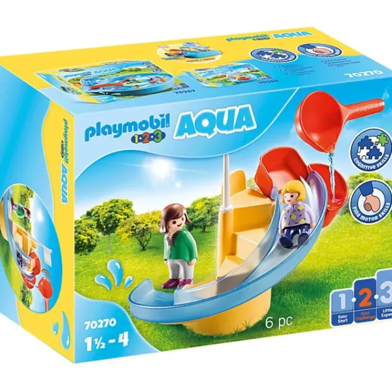 Playmobil - 1.2.3 Water Slide (70270)