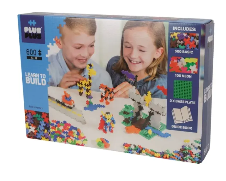 Plus Plus Puzzles - Basic - Learn to Build - 600 Pcs