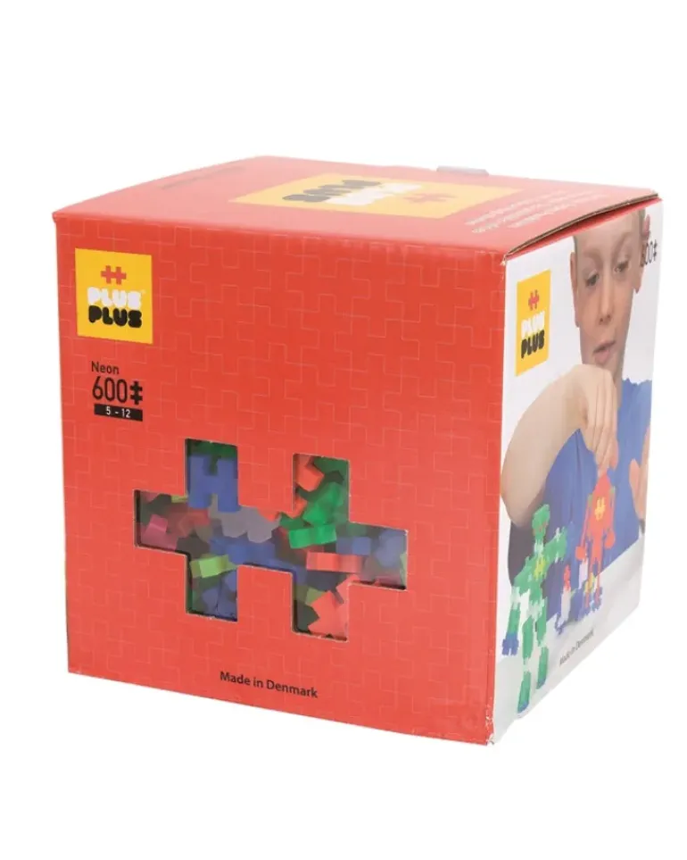 Plus Plus Puzzles - Neon Pack - 600 Pcs