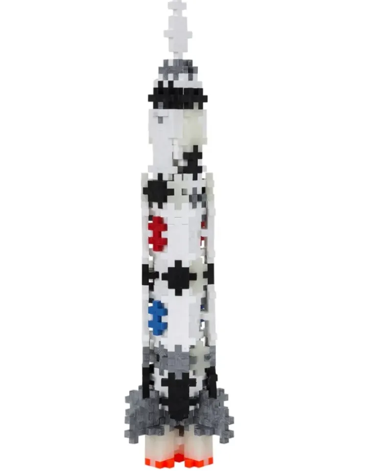 Plus Plus Puzzles - Saturn V Rocket - Mix Tube - 240 Pcs