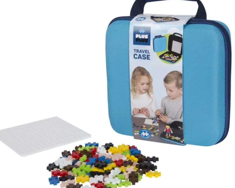 Plus Plus Puzzles - Travel Case - Blue - 100 Pcs