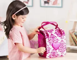 Pucci Pups - Pink and White Glam Bag with Schnauzer