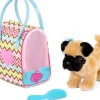 Pucci Pups - ZigZag Glam Bag with Pug