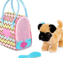 Pucci Pups - ZigZag Glam Bag with Pug
