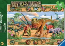 Ravensburger - 100Pc Dinosaurs Puzzle