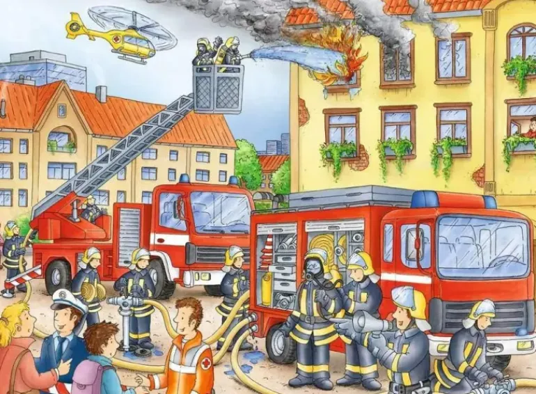 Ravensburger - 100Pc Fire Brigade Puzzle